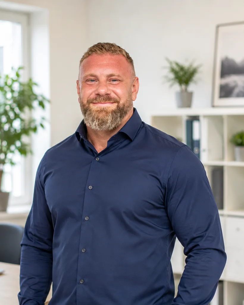 Porträt von Konstantin Richard Sécrit, Mitgründer von hamburg-immobilienbewertung.de und Ihr Ansprechpartner am Telefon